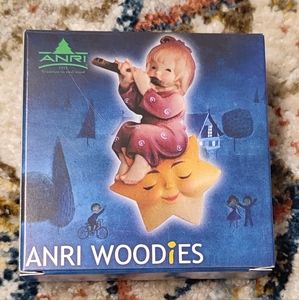 NWT Anri Woodies Christmas Ornament "Flutist"